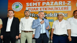 Semt pazarı fuar etkinlikleri ile hizmete girdi