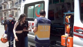 Sınavdan çıkan öğrenci heyecandan bayıldı