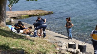 Sinopta 11 yaşındaki yabancı uyruklu çocuk boğulma tehlikesi geçirdi