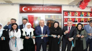 Şırnakta 19 şehit adına “Şehitler Kütüphanesi” açıldı