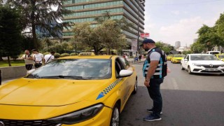 Şişlide taksi denetimi