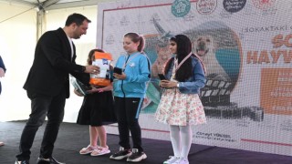 Sokak hayvanları temalı yarışmada ödüller verildi