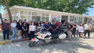 Söke Sağlık Hizmetleri MYOda motosiklet ambulansın tanıtımı yapıldı