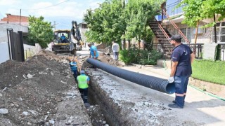 Spil Mahallesinde kanalizasyon sorunu çözüme kavuşuyor