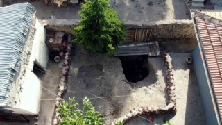 Su birikintileri çekildi, kemikler ortaya çıktı