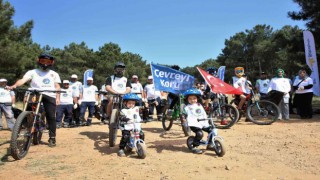 Sultanbeylide buluşan downhill sporcuları ve çevre gönüllülerinden mesaj