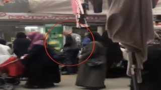 Sultanbeylide pazarda cüzdan çaldı, ekipler tarafından suçüstü yakalandı