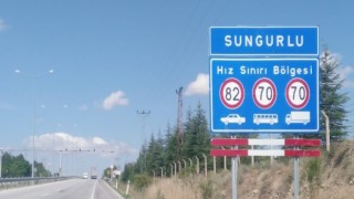 Sungurluda ortalama hız ihlal tespit sistemi devreye girdi