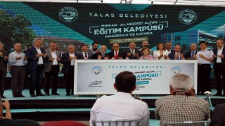Talasta millet bahçesine ilk temel atıldı