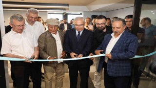 Talasta portre resim sergisi sanatseverlerle buluştu