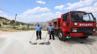 Tarım arazilerinde itfaiye nöbeti