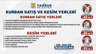 Tarsusta kurbanlık fiyatları ile satış ve kesim yerleri belirlendi