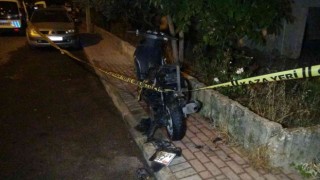 Tartıştığı babasının motosikletini yaktı