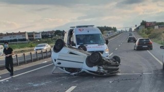Tekirdağda zincirleme kaza: 1 ölü, 2 yaralı