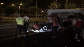 Tıra arkadan çarpan motosiklet sürücüsü hayatını kaybetti