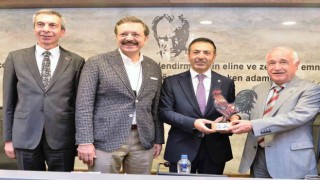 TOBB Başkanı Hisarcıklıoğlu, DTO üyeleri ve iş dünyasıyla buluştu