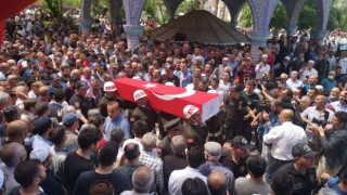 Tokat şehidini uğurladı