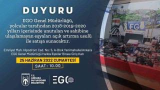 Toplu taşıma araçlarında unutulan eşyalar satışa çıkıyor