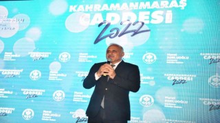 Trafiğe kapatılarak yayalaştırılan Kahramanmaraş caddesi için tören düzenlendi