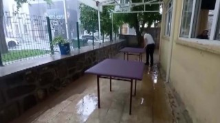 Tunceliyi sağanak vurdu