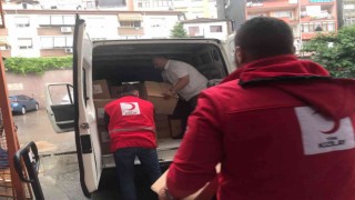 Türk Kızılayı Kdz. Ereğli Şubesi afet bölgesine yardıma gitti