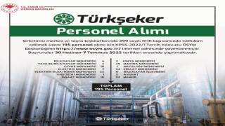 Türkşeker 195 personel alacak