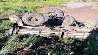 Tuzlucada traktör kazası
