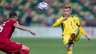 UEFA Uluslar C Ligi: Litvanya: 0 - Türkiye: 2 (İlk yarı)