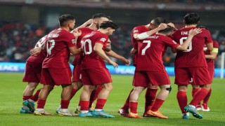 UEFA Uluslar C Ligi: Türkiye: 1 - Faroe Adaları: 0 (İlk yarı)