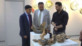 Üniversite öğrencileri eserleri ile küresel sorunlara dikkat çekti