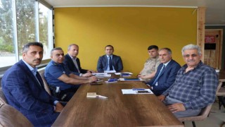 Üniversite sınavı öncesi Oltuda güvenlik toplantısı yapıldı