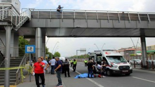 Üst geçitten düşen kadın hayatını kaybetti