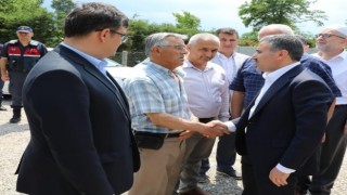 Vali Ataydan Duman ailesine taziye ziyareti