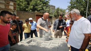 Vali Canalp, ek 150 bin metrekare parke taşı serimi için talimat verdi