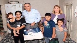 Vali Çuhadar, baba hasreti çeken çocuklarla bir araya geldi