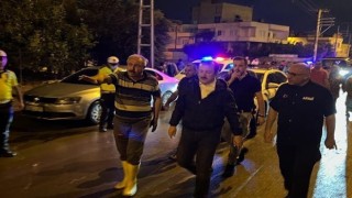 Vali Pehlivan, kuvvetli yağış uyarılarının ardından saha indi