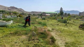 Vanda mezarlıklarda temizlik çalışması