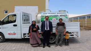 VANTB Başkanı Süer ile çiftçilerin yüzü gülüyor
