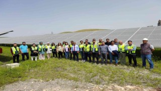 VEDAŞ Muş İl Müdürlüğünden GES santraline teknik gezi