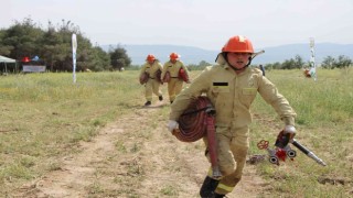 Yarış yapan ‘alev avcıları yeşil vatan görevine hazır