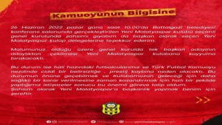 Yeni Malatyasporda bir kez daha genel kurul yapılacak