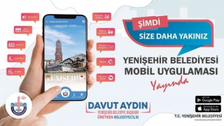 Yenişehir Belediyesinden mobil uygulama