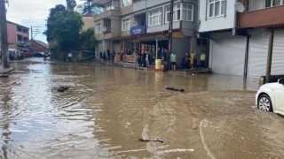 Yoğun yağış nedeniyle Çaydamar deresi taştı