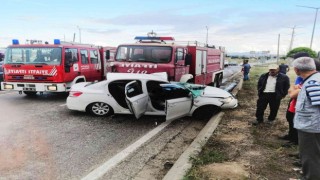 Yozgatta itfaiye aracı ile otomobil çarpıştı: 3 ölü