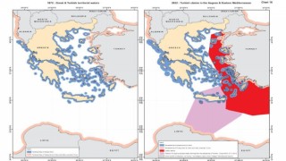 Yunanistandan yurtdışındaki temsilciliklerine Türkiye karşıtı 16 farklı harita
