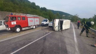 Zonguldakta trafik kazası: 1 yaralı