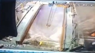 11 kişinin yaralandığı patlama anı kamerada