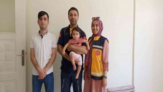 112 Acil Servis görevlisi telefon desteğiyle 10 aylık bebeğin hayatını kurtardı