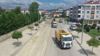 1,5 kilometrelik yol asfalta hazırlanıyor