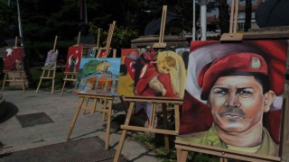 15 Temmuz ruhu tuvallere resmedildi